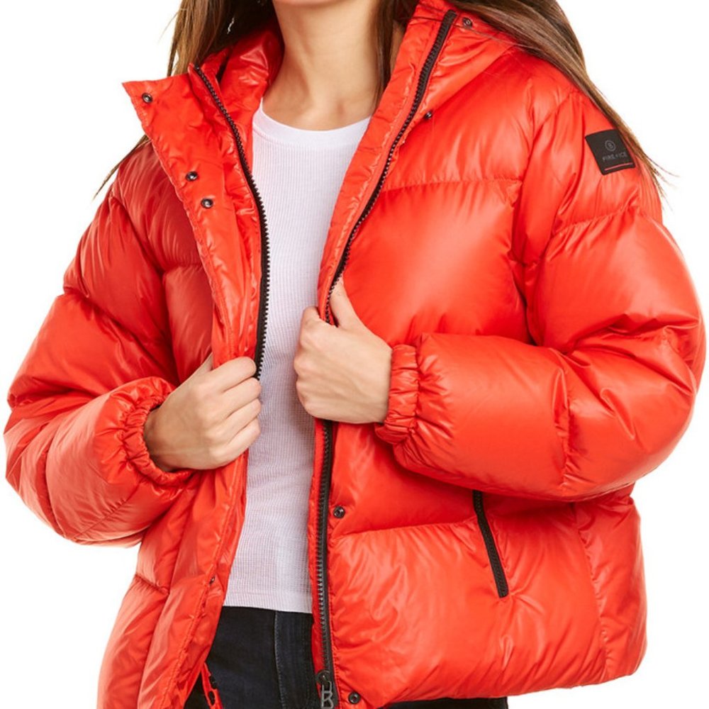 Bogner Bright Orange Puffer Ski Jacket